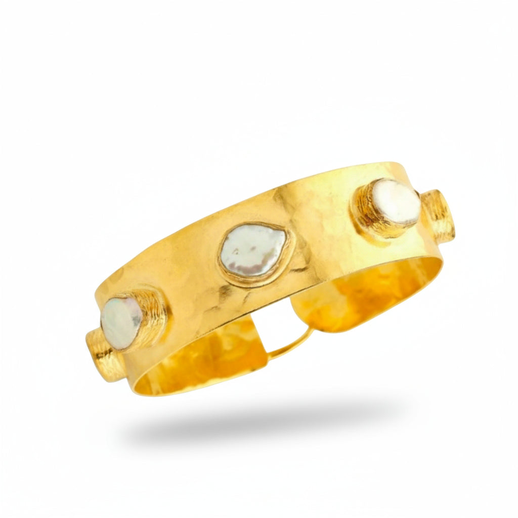 Aurielle Crystal Gold Bangle Bracelet_ZoharasVogue 