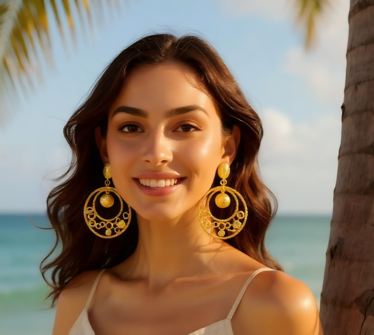 "Chanté" Bold Elegance Drop Earrings ZOHARAS VOGUE