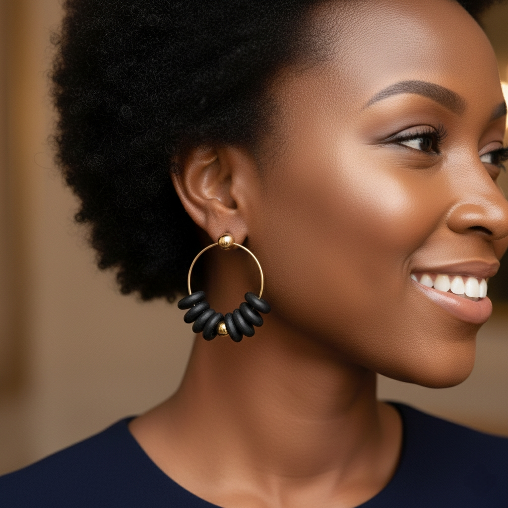 Obsidian Rhythm Hoops