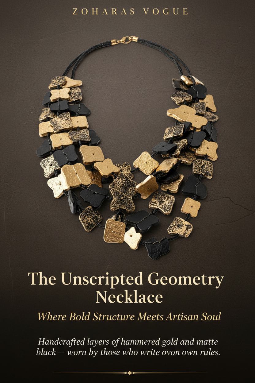 The Unscripted Geometry Necklace - ZOHARAS VOGUE