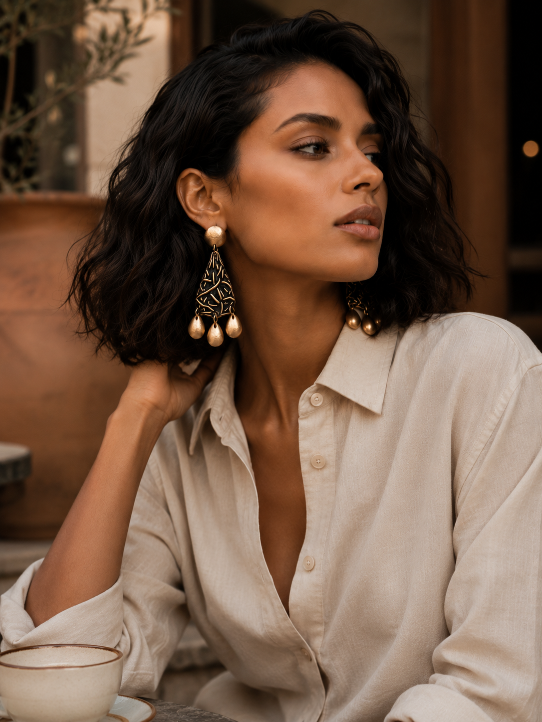 Unscripted Teardrop Earrings