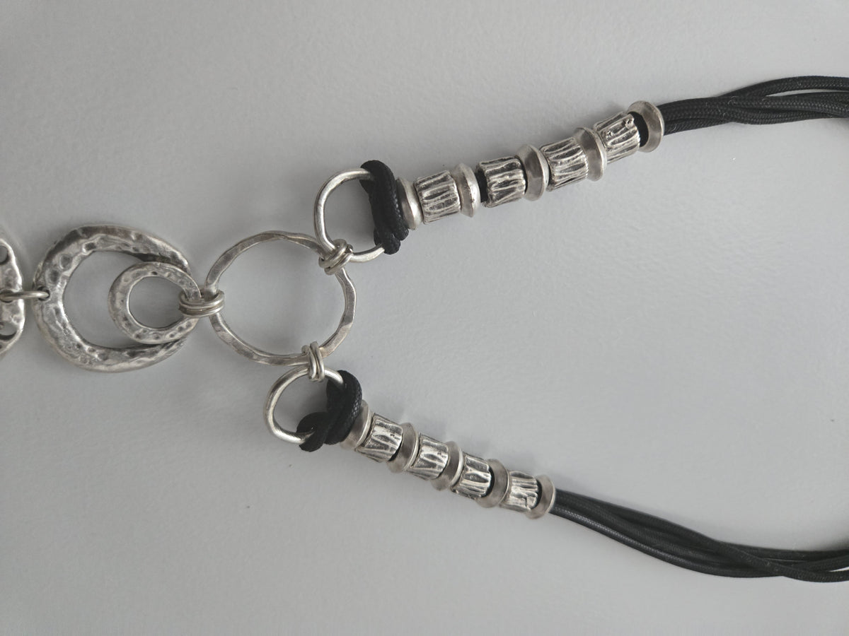 Silver Boho Echo Necklace