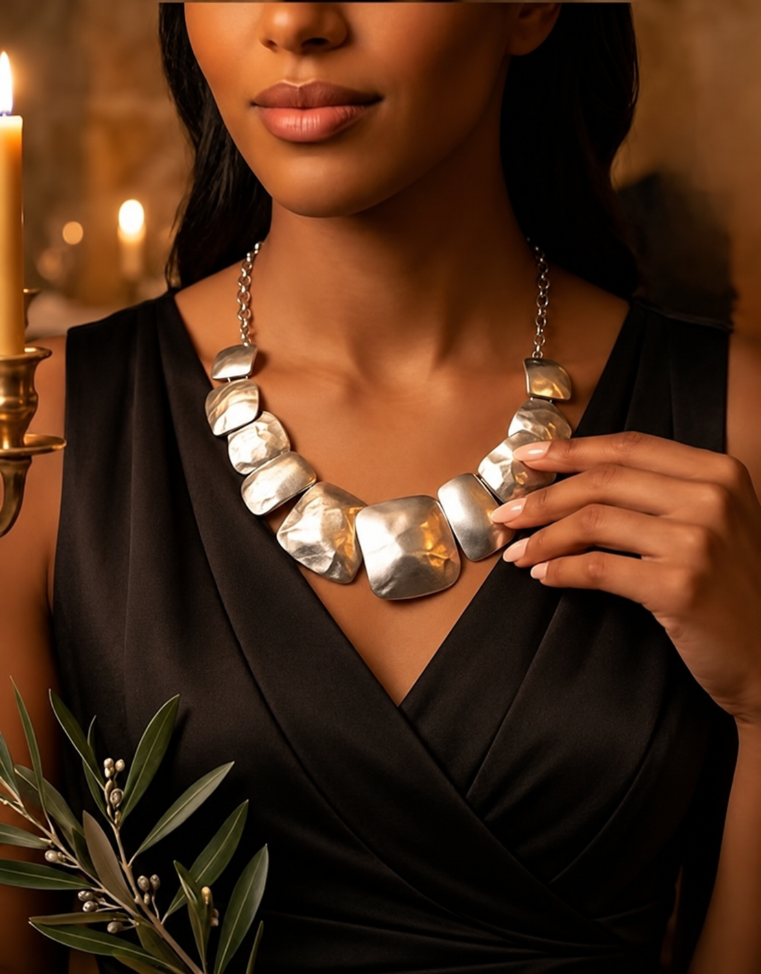 Zena Silver Necklace - ZOHARAS VOGUE