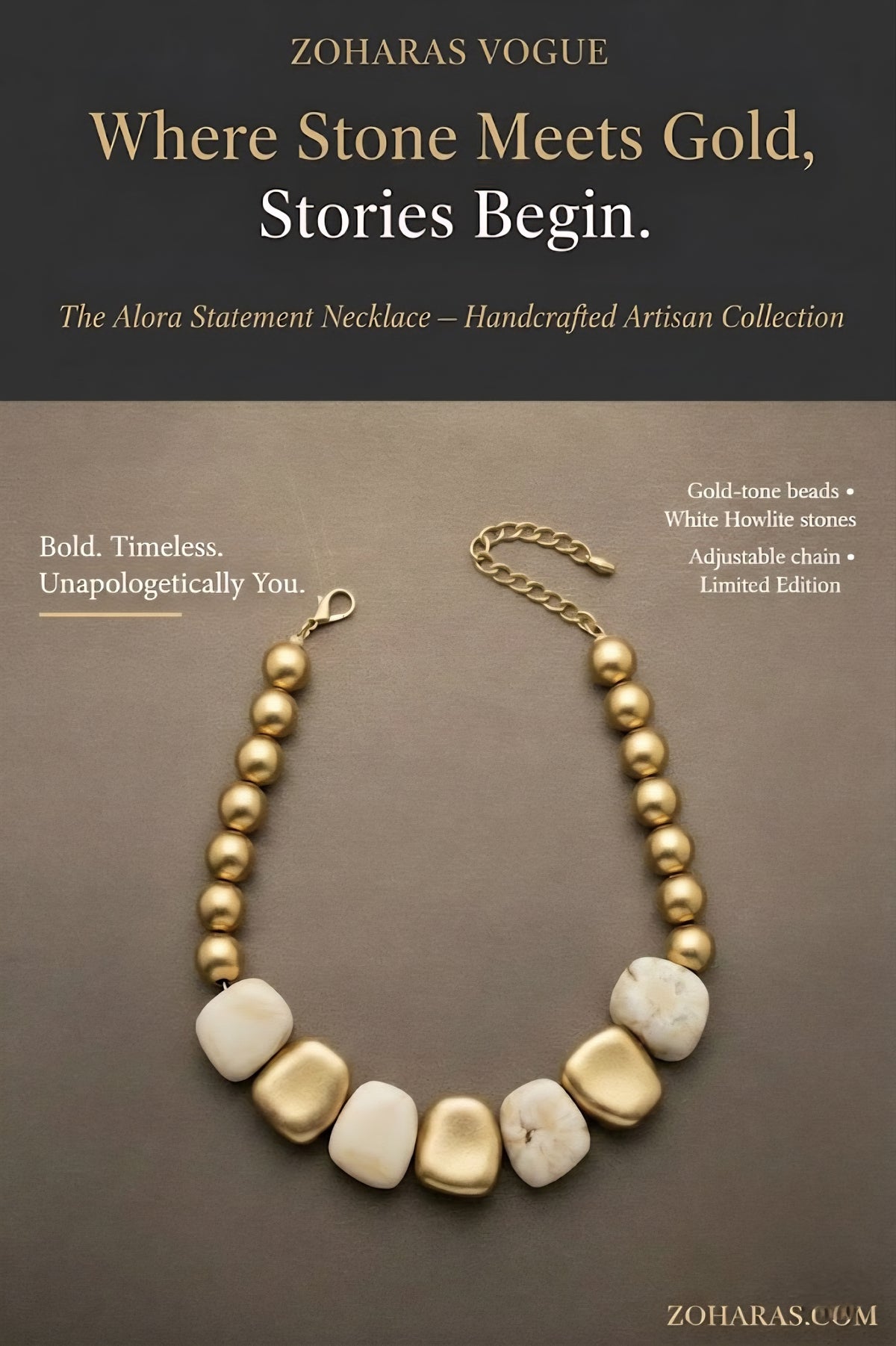 Alora Statement Necklace - ZOHARAS VOGUE