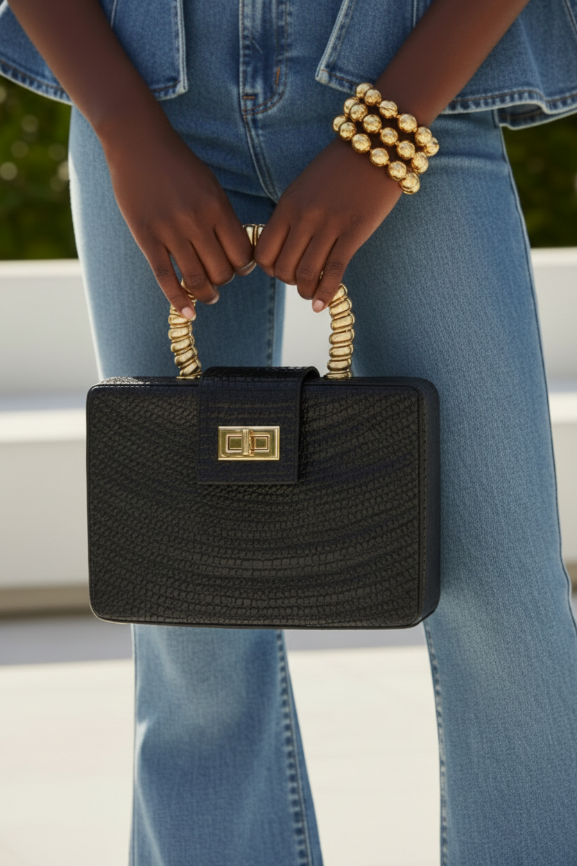 The Noir Solstice Clutch - ZOHARAS VOGUE